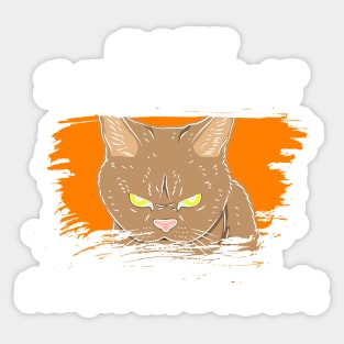 QUANTUM PHYSICS GIFT: Nice Try Schrodinger's Cat Sticker